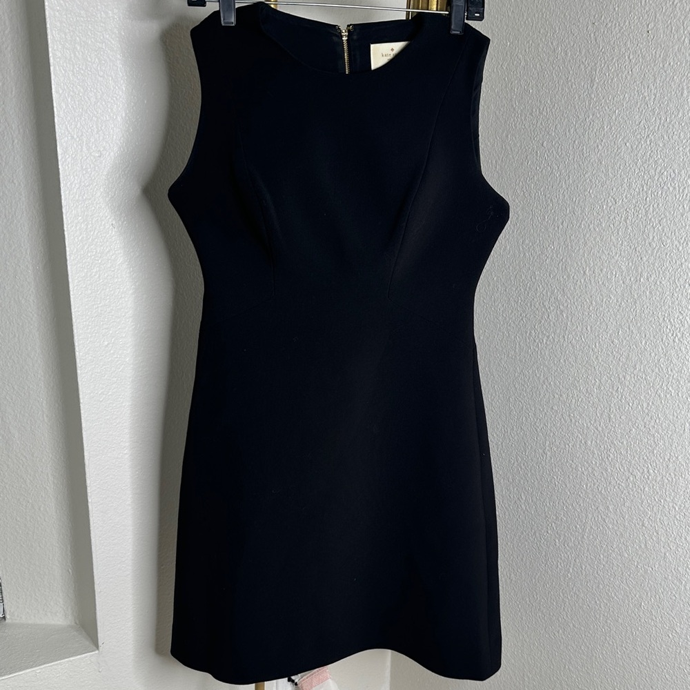 Kate Spade Elegant Black Sleeveless Mini Dress